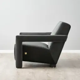 Stellan Charcoal Velvet Occasional Chair - Charcoal Velvet Arms