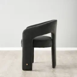 Delaney Charcoal Velvet Dining Chair