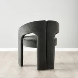 Delaney Charcoal Velvet Dining Chair