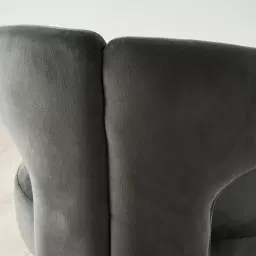 Delaney Charcoal Velvet Dining Chair