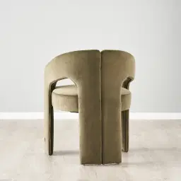 Delaney Olive Green Velvet Dining Chair