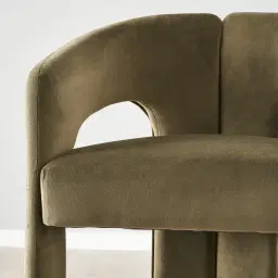 Delaney Olive Green Velvet Dining Chair