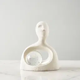 Seeking Resin Decorative With Crystal Ball