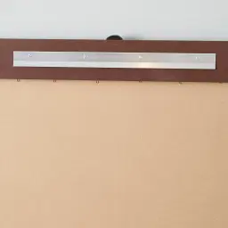 Von Black Rectangle Wooden Mirror 120x100cm