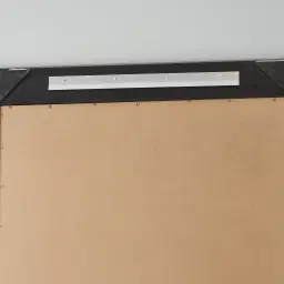 Embry Black Rectangle Wooden Mirror 200x90cm