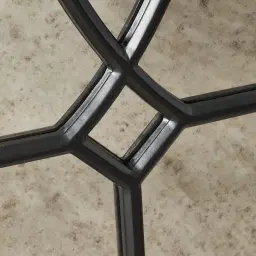 Elessar Black Rectangle Wooden Mirror