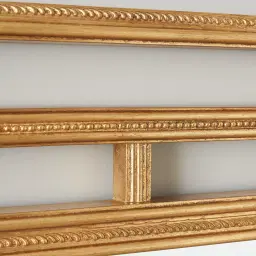 Sophia Antique Gold Square Wooden Mirror