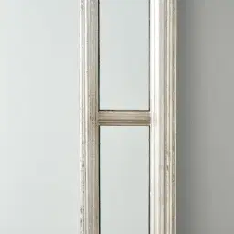 Ilaria Antique Silver Wooden Mirror