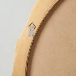 Harriet Antique Gold Round Wooden Mirror