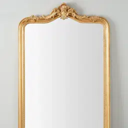 Circe Antique Gold Wooden Mirror