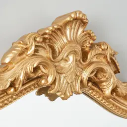 Circe Antique Gold Wooden Mirror