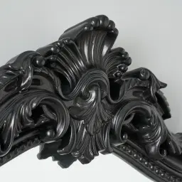 Circe Black Wooden Mirror