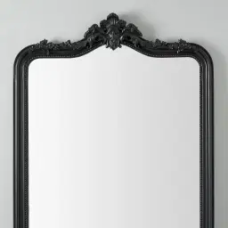 Circe Black Wooden Mirror