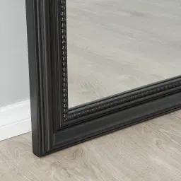 Circe Black Wooden Mirror