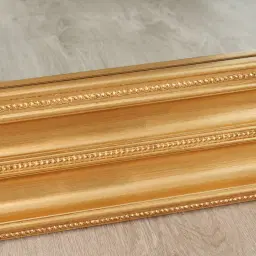 Calliope Antique Gold Rectangle Wooden Mirror