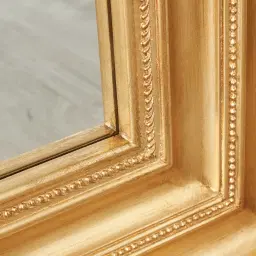 Calliope Antique Gold Rectangle Wooden Mirror