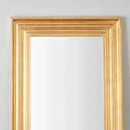 Calliope Antique Gold Rectangle Wooden Mirror