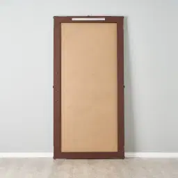 Von Black Rectangle Wooden Mirror 200x100cm