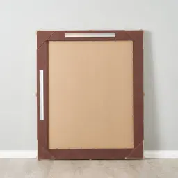 Von Antique Gold Rectangle Wooden Mirror 120x100cm