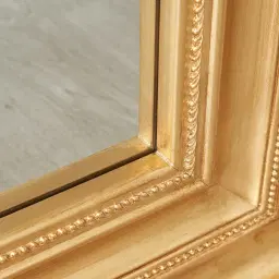 Calliope Antique Gold Square Wooden Mirror