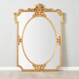 Gillian Antique Gold Mirror