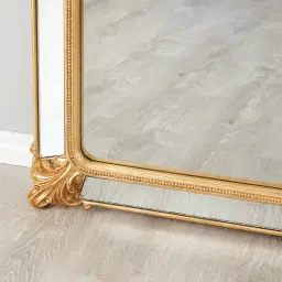 Leander Antique Gold Mirror