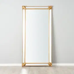 Leander Antique Gold Mirror