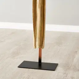 Golden Leaf Resin Metal Stand 98cm