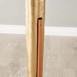 Golden Leaf Resin Metal Stand 98cm