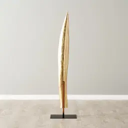 Golden Leaf Resin Metal Stand 120cm