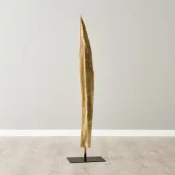 Golden Leaf Resin Metal Stand 120cm