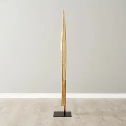 Golden Leaf Resin Metal Stand 120cm