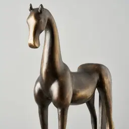 Dark Horse Resin Sculpture