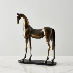 Dark Horse Resin Sculpture