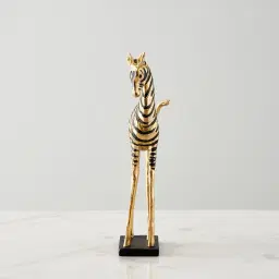Golden Zebra Decorative