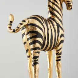 Golden Zebra Decorative