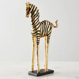 Golden Zebra Decorative