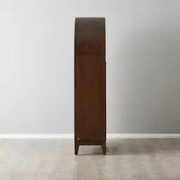 Fredrik Dark Brown Wooden Wine Cabinet