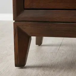 Fredrik Dark Brown Wooden Wine Cabinet