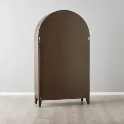 Fredrik Dark Brown Wooden Wine Cabinet