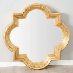Irina Antique Gold Wooden Mirror