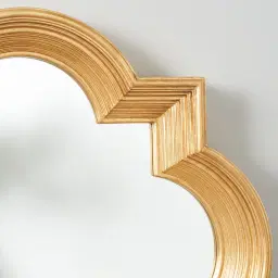 Irina Antique Gold Wooden Mirror