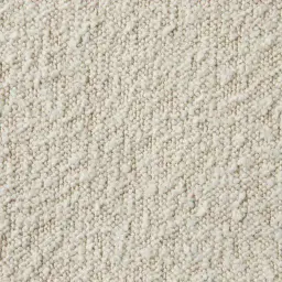 Megan Butter Cream Boucle 100cm Round Ottoman 