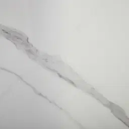 Archie Black Rectangular Dining Table with White Sintered Stone Top - 200x100cm