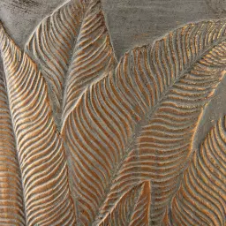 Aavah Brass Washed Fibre Clay Planter - Set of 2