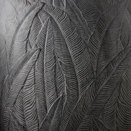 Aavah Black Wash Fibre Clay Planter - Set of 2