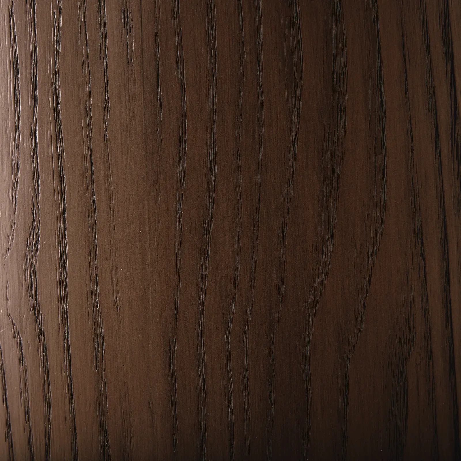 Terzetto Pandora Brown Sintered Stone Round Side Table - Dark Brown Ash Legs