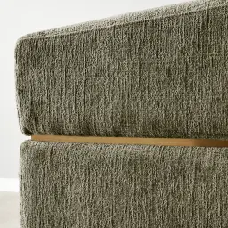 Malta II Green Chenille Fabric Occasional Chair