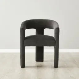 Sabrina II Charcoal Velvet Dining Chair