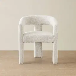 Sabrina II Dove Grey Fabric Dining Chair